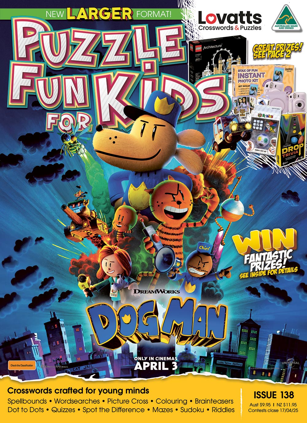 Puzzle Fun For Kids magazine cover